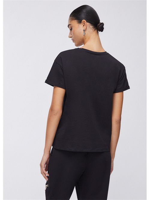 T-shirt woman black LIU JO | WA6372JS923/P9392